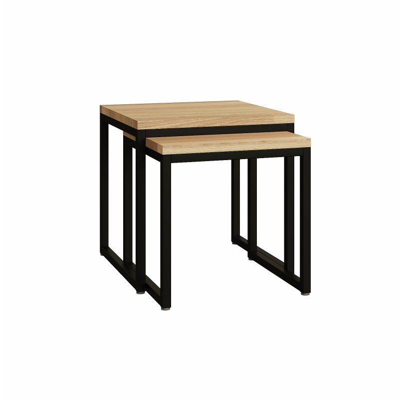 Bell and Stocchero - Mono Nest of 2 Tables in Oak